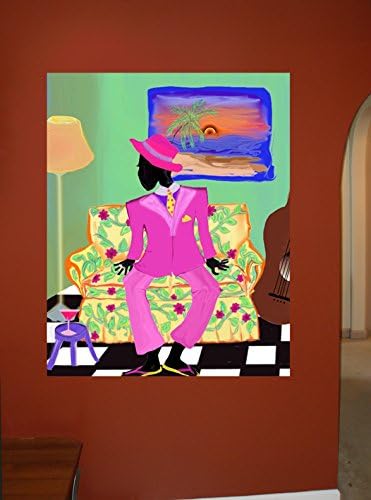 Pick Bajan Jazzman Wall Decal 19"x24"