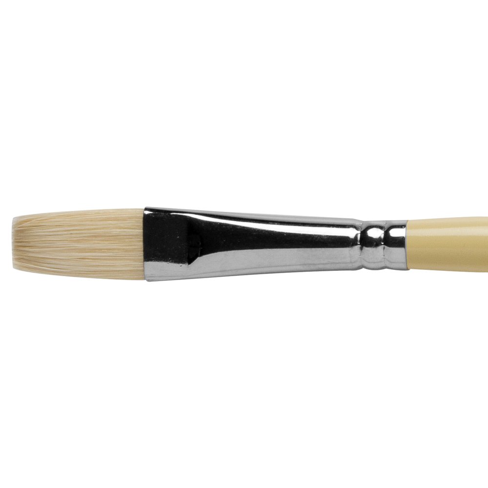 Pro Arte : Series B Hog Bristle Oil / Acrylic Brush Size 8 Long Flat