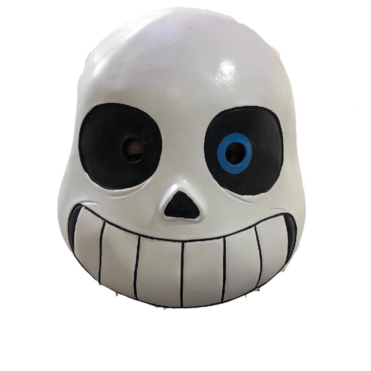 Hworks Undertale Sans Headger Latex Full Face Mask Party Cosplay Costume Props or Halloween White