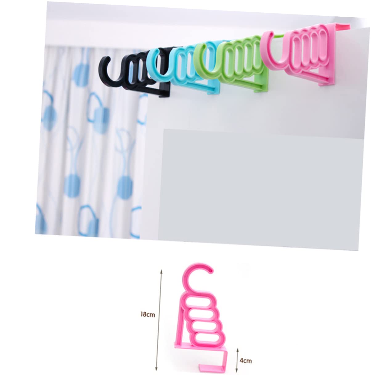 LYGXWJFC Perchero para Colgar Ropa sobre la Puerta Perchero de plástico Ganchos de plástico para Colgar Ganchos Traseros para Puerta Colgador Trasero para Puerta Perchero para Colgar detrás de la