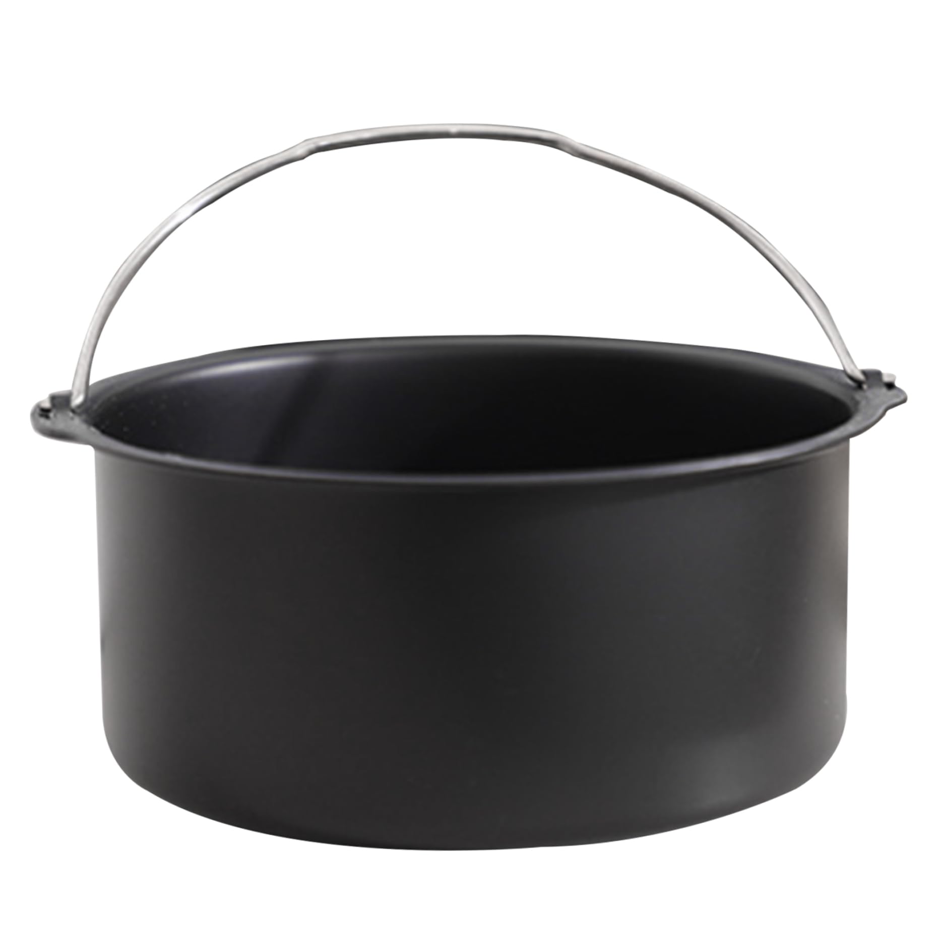 Air Fryer Cake Pan 8inch Air Fryer Pan Carbon Steel Non-stick Air Fryer Baking Pan with Handle Food