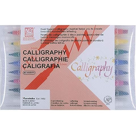 Kuretake Zig Dual Tip Calligraphy Markers Set Cover