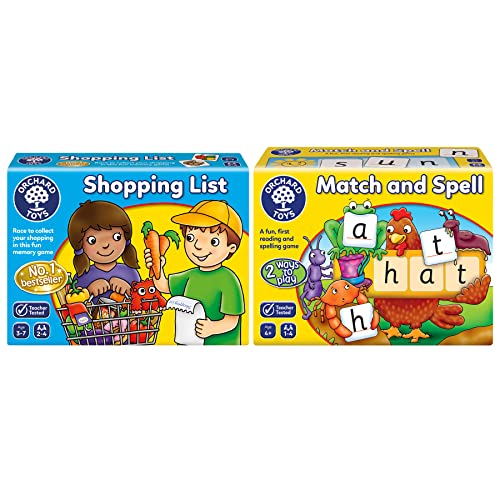 Orchard Toys Match and Spell Game & Shopping List Game