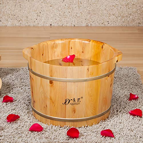 Balde de Madera Maciza para Pies Spa Masaje miniatura 5