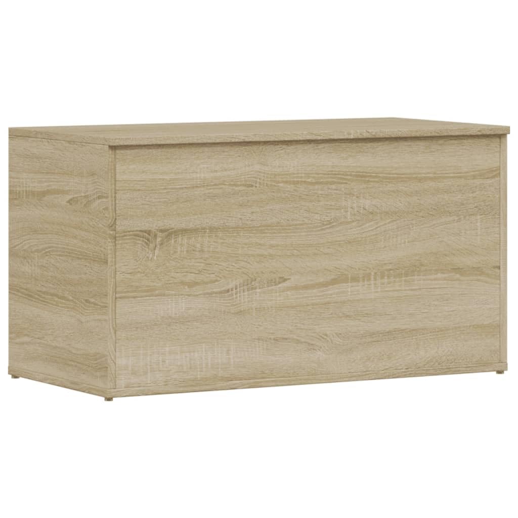Générique Coffre de Rangement Chêne Sonoma 84x42x46 cm Bois d'ingénierie, Meubles, Armoires & Meubles de Rangement, Coffres de Rangement, Brun, (Poids 24.68KG)
