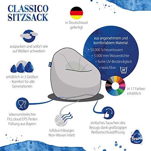 Gaming-Sitzsack Bruni Classico M Komfortabler Sitzsack für Zuhause