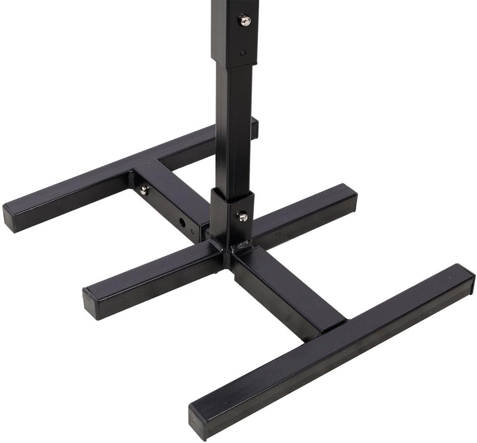 Manual Trash Compactor Tool – Heavy Duty Steel Waste Bin Press with 35" Long Handle, Touchless Garbage Compressor for 32–170 Gallon Cans – for Home, Office, Garden, Restaurant Use – Black