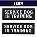 Leash Boss Service Dog Patches for Harness | Velcro Patches for Dog Harness or Vest | Do Not Pet Patch, Dog in Training, Service Dog, Emotional Support | Removable Hook and Loop Embroidered Patches