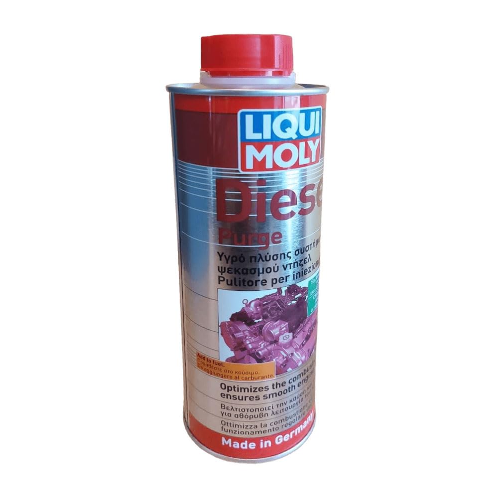 LIQUIMOLY 1811 Diesel Purge Kit PROMOZIONE 7 Pezzi ADDITIVO Pulizia INIETTORI Motori Diesel. ELIMINA DEPOSITI di Sporco dai CIRCUITI di INIEZIONE, Aumenta Il CETANO. Confezione: 7 FLACONI X 500 ML