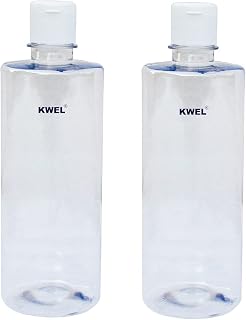 KWEL 500ml Refillable Empty Clear Plastic Sample Mini Bottle With Flip Caps For Fine Drop Liquid Atomizer Sanitizer Air Tr... Price In India