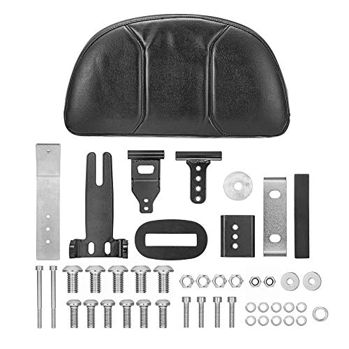 WSays Adjustable Driver Backrest Mount Kit w/Storage Pouch Compatible with Can Am Spyder F3/F3-S/F3-T 2015-2021