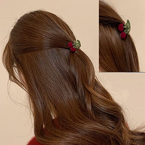 1Set Tulip Hair Clip, Tulip Claw Clip, Cherry Hair Clip, Retro Fashion, Suitable For Women And Girls #TOP3
