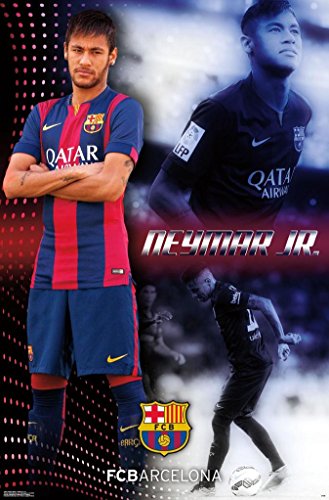 Neymar Jr FC Barcelona Soccer Sports Cool Wall Decor Art Print Poster 22x34