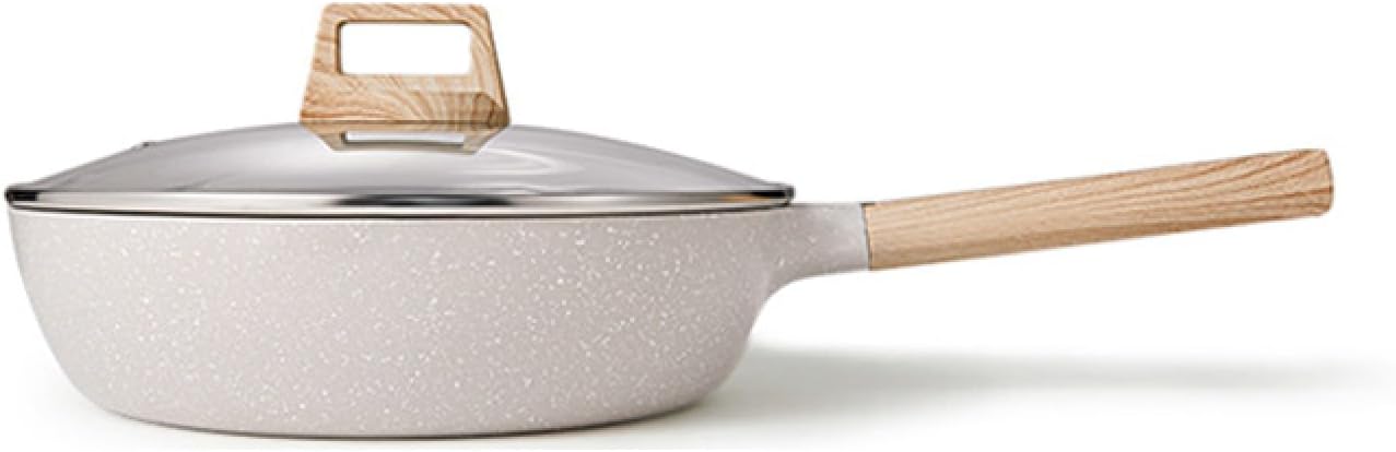 Maifan Stone Nonstick Pan Full Set of Household Pots and Pans, Frying Pan, Soup Pan, Flat Pan, Milk Pan Wok