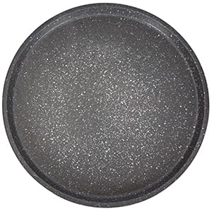 Aeternum Madame Petravera Teglia per Pizza Tonda, Alluminio, Grigio, 33x33x1,5 cm