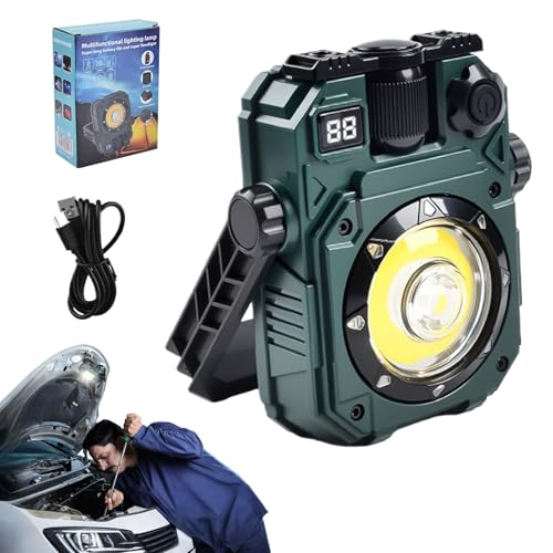 Lampe de travail LED rechargeable magnétique étanche 5 modes