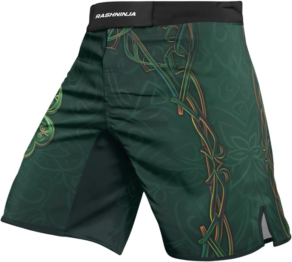 St. Patrick's Day Fight Shorts Men's Compression Boxing Shorts for MMA Jiu Jitsu BJJ Grappling No Gi