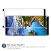 Zizo Glass Compatible with Samsung Galaxy Note 8 Full Edge to Edge Tempered Glass Screen Protector Anti Scratch 9H Hardness Black
