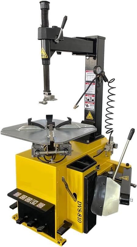 1.5HP Tire Changer Machine, 110V Wheel Changer Tire Machine for 12"-21" Rims, Heavy Duty Swing Arm Tire Repair Equipment for Garage & Shop