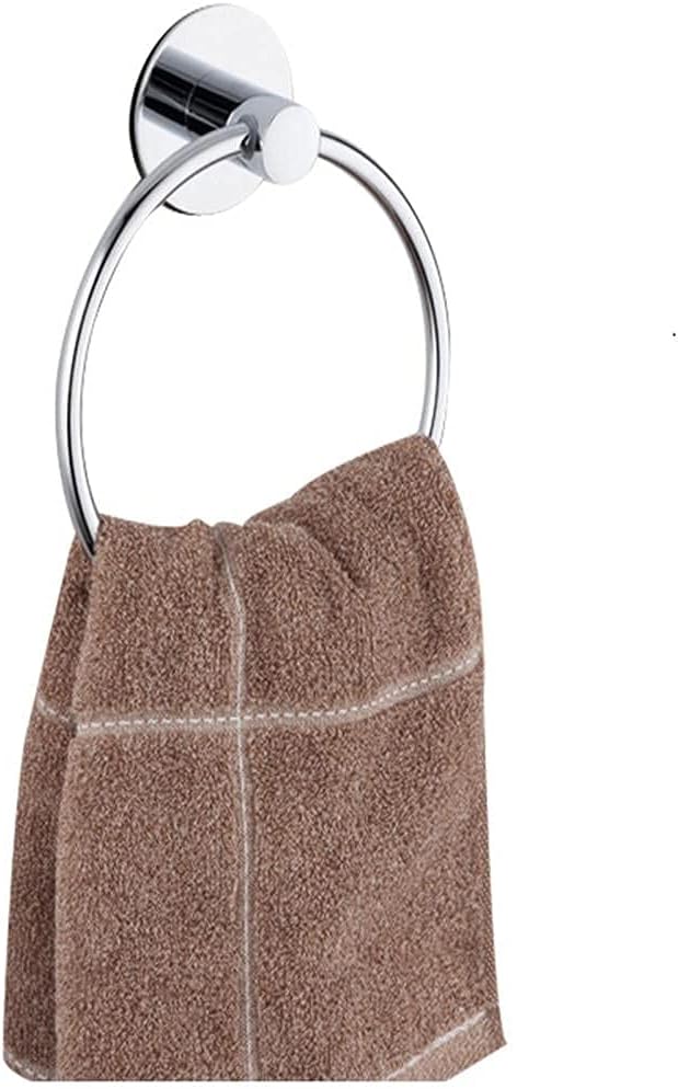 Delivery Stainless Steel Round Towel sage Bathroom Pendant Towel Rack Non-Fading Anti-Scratches and Corrosion-1 Stainless Steel Bath Towel Rack Towel Ring (1)