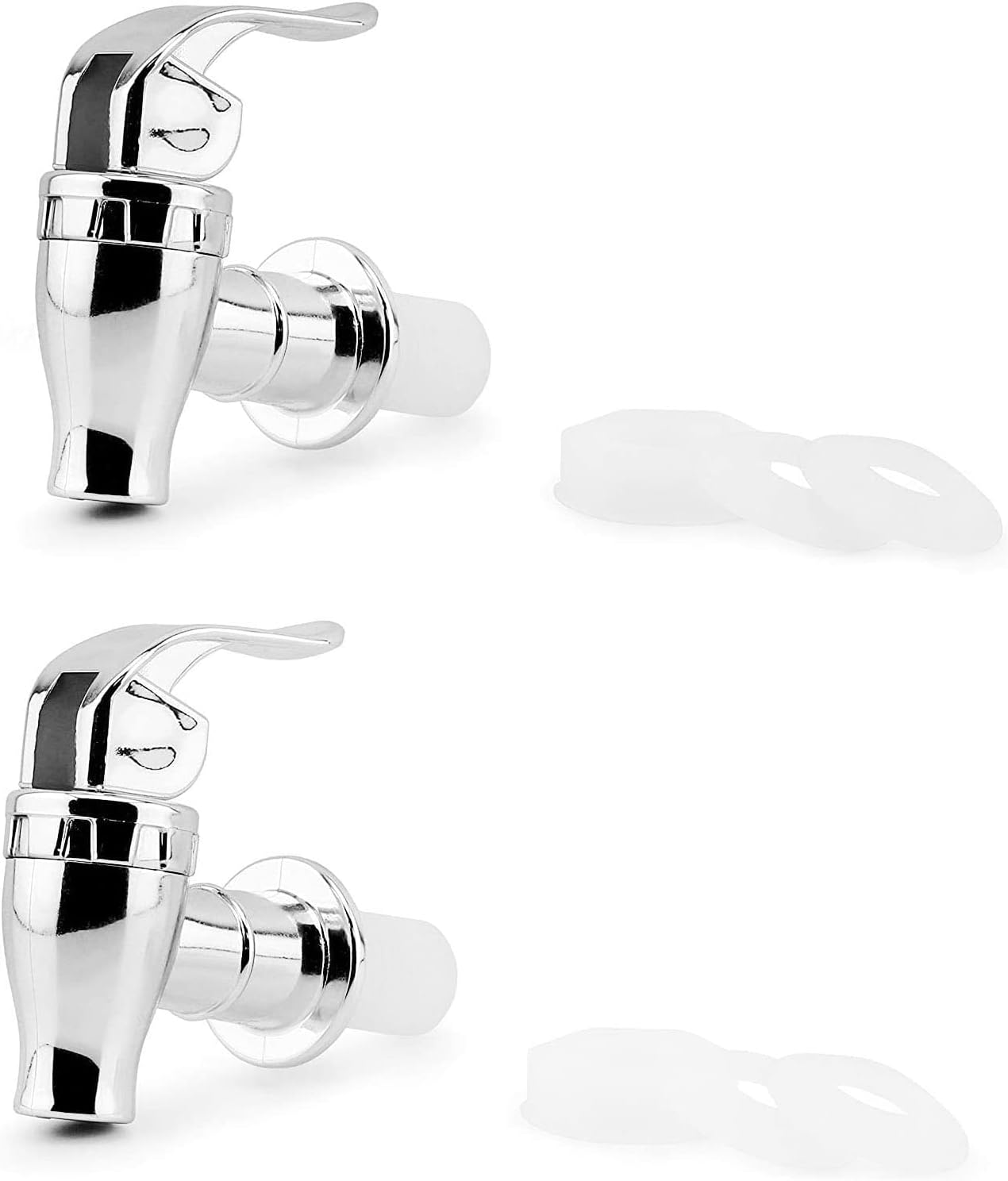 Push Style Spigots for Beverage Dispenser Carafes (2Pack), Replacement
