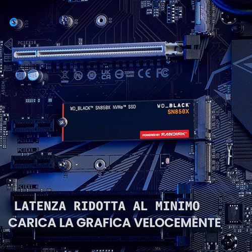 WD_BLACK SN850X NVMe SSD 1TB (Fino a 7.300MB/s in lettura - Hdd - Immagine 4