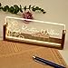 Desk Name Plate Personalized, Custom Acrylic Name Plate for Desk, Office Decor for Women Men, Appreciation Gifts for Coworkers Boss Teacher - Light-Up Name Plaque