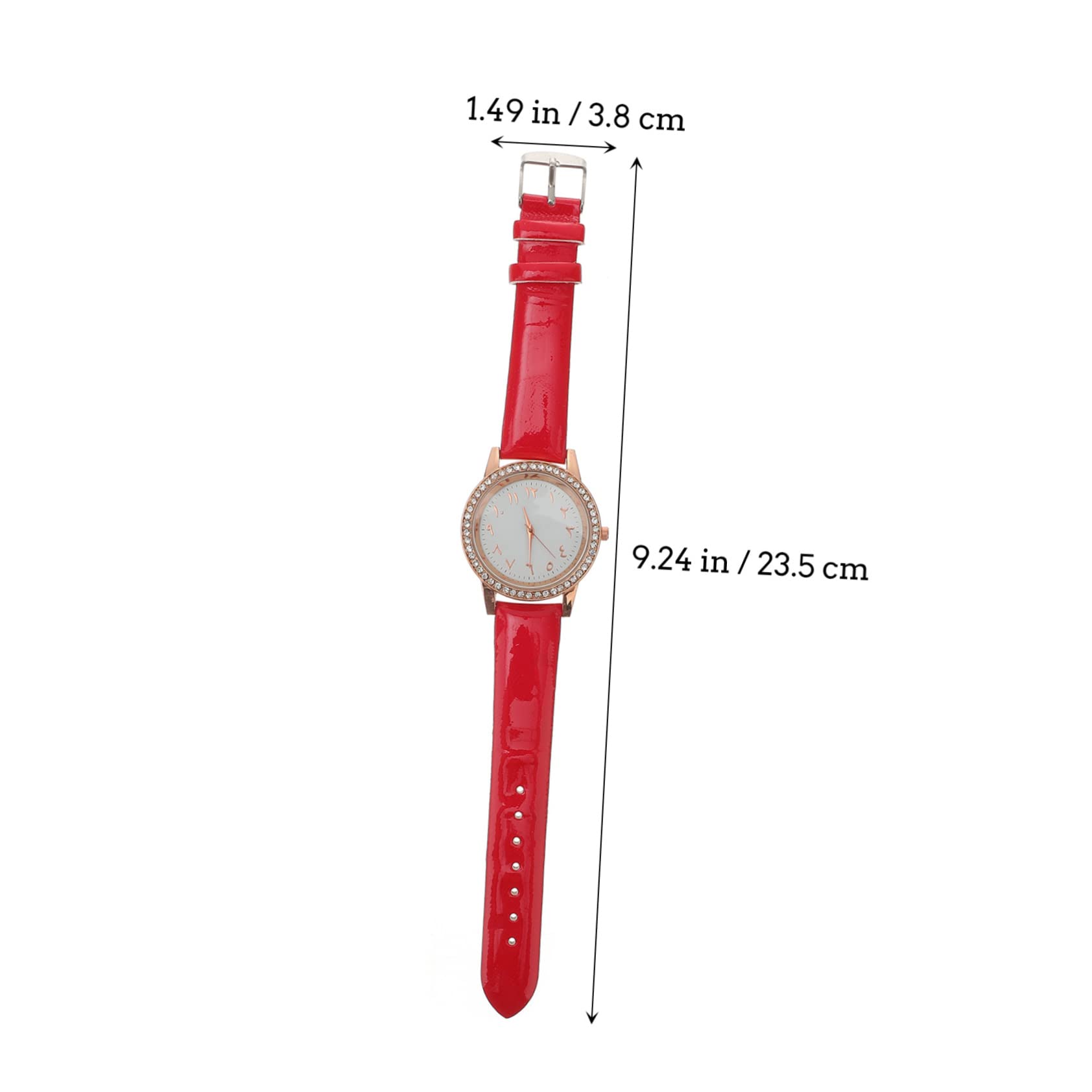 5 Pz guarda ladies watch women watch vegito regali per ragazze orologio da donna con diamanti orologio orologio bling da donna Specchio di ordinario rosso