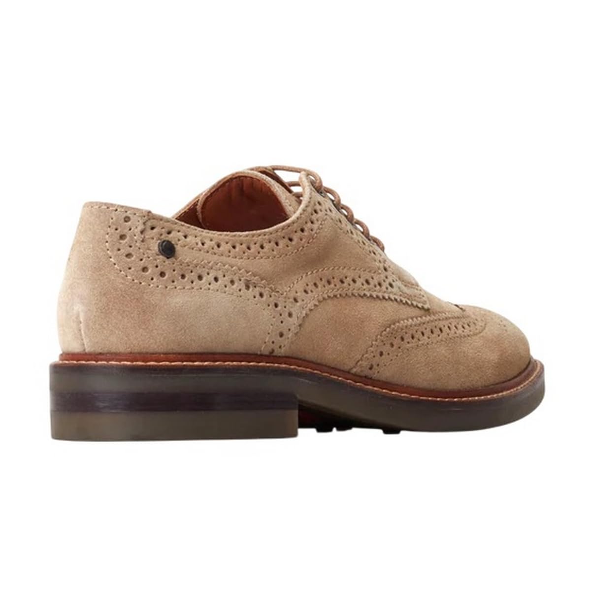 Base London Hatfield Brogue buty męskie z zamszu