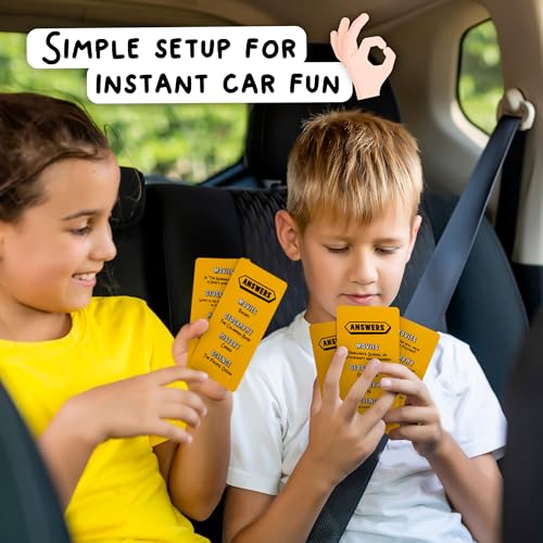 well balanced road trip trivia - road trip games for kids travel essentials car activities must haves for ages 8