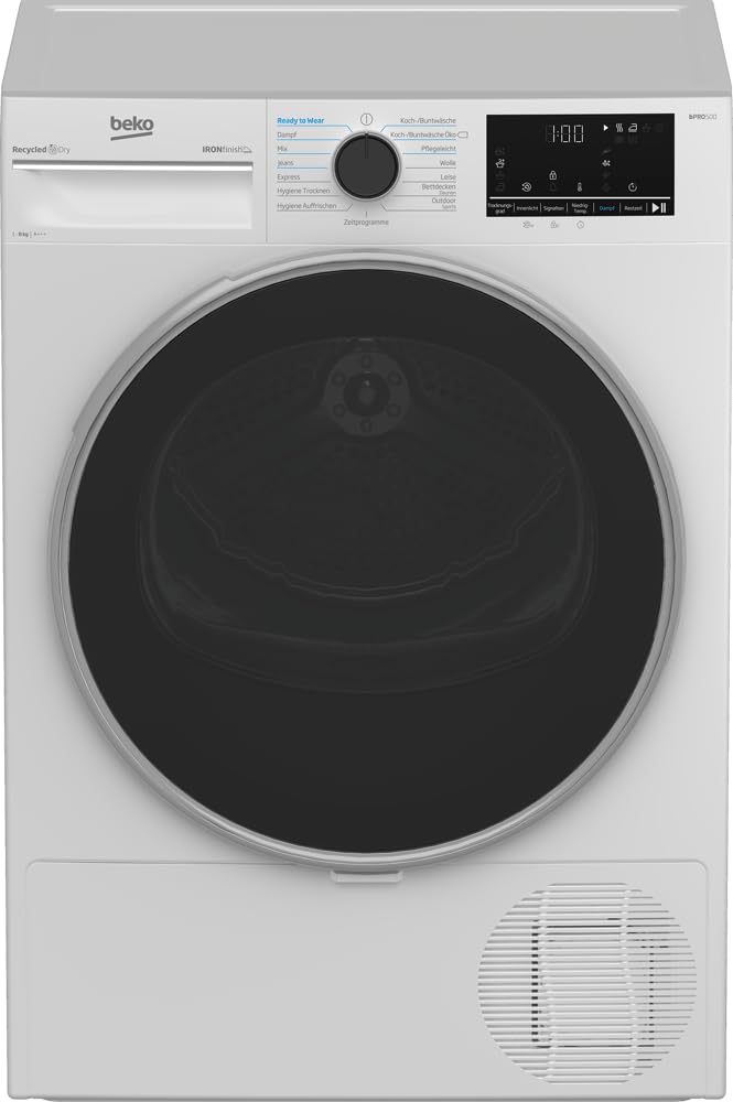 Beko B5T4824IF bPRO 500 Wäschetrockner & B5WFU584135W b300 Waschvollautomat