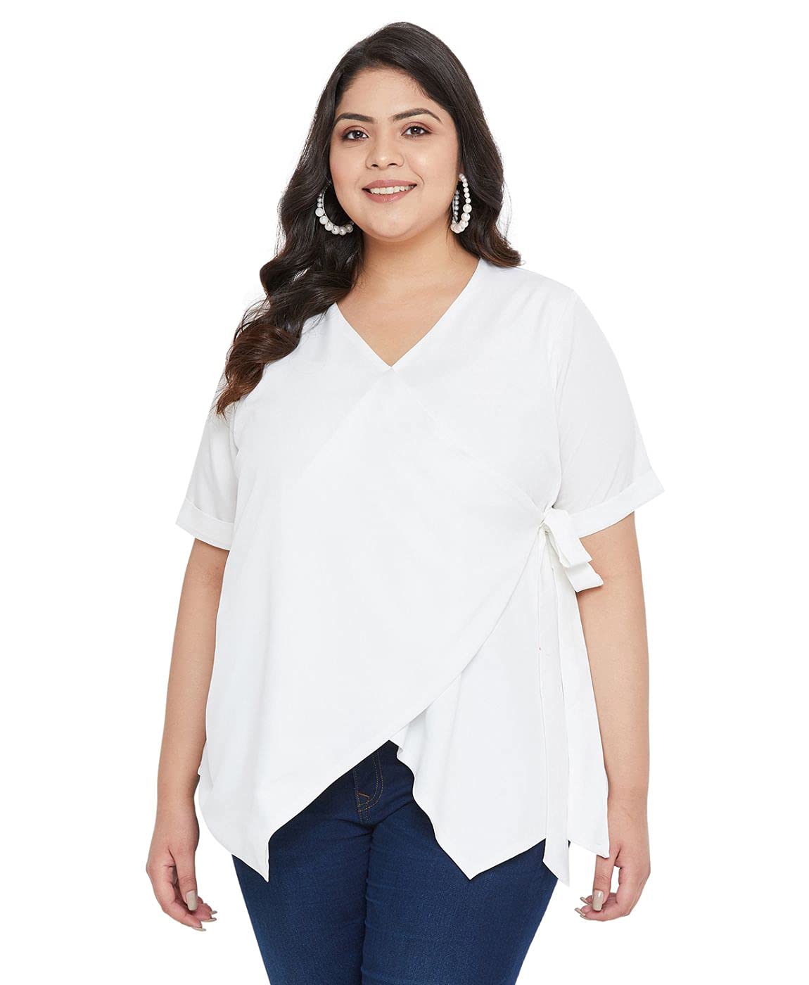 Uptownie LiteWomen's Solid Plus Size Top