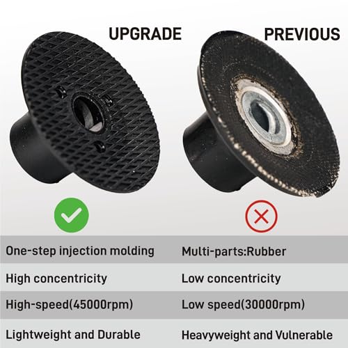 Pneumatic Mini Orbital Sander Grinder Polisher Kit, 2 inch Air Right Angle Surface Prep Tool with 41pcs Roll Lock Discs thumbnail 8