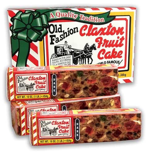 Claxton Fruit Cake – 3-1 Lb. Dark Recipe | Old