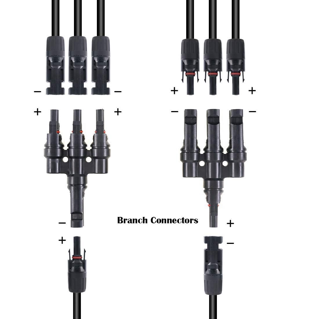 Solar Branch Y Connector In Pair MMF FFM Parallel Connection, 1 X Pair Connectors Ise039