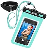 Universal Waterproof Case IPX8 Waterproof Phone Pouch Underwater Dry Bag with Armband & Neck Strap for i Phone X/8/8plus/7/7plus/6s/6/6s Plus .Sam Sung Galaxy s9/s8 Google Pixel LG up to 6.0
