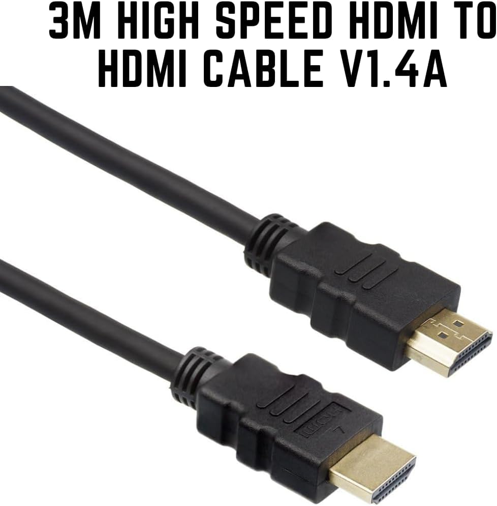 Invero 1M HDMI 2.0/2.0a Fully Certified High-Speed Ultra 4K 2160p @60Hz Cable Lead for LED OLED TV’s, Monitors, Consoles PS4 PS5 Xbox Series X - 1 Metre