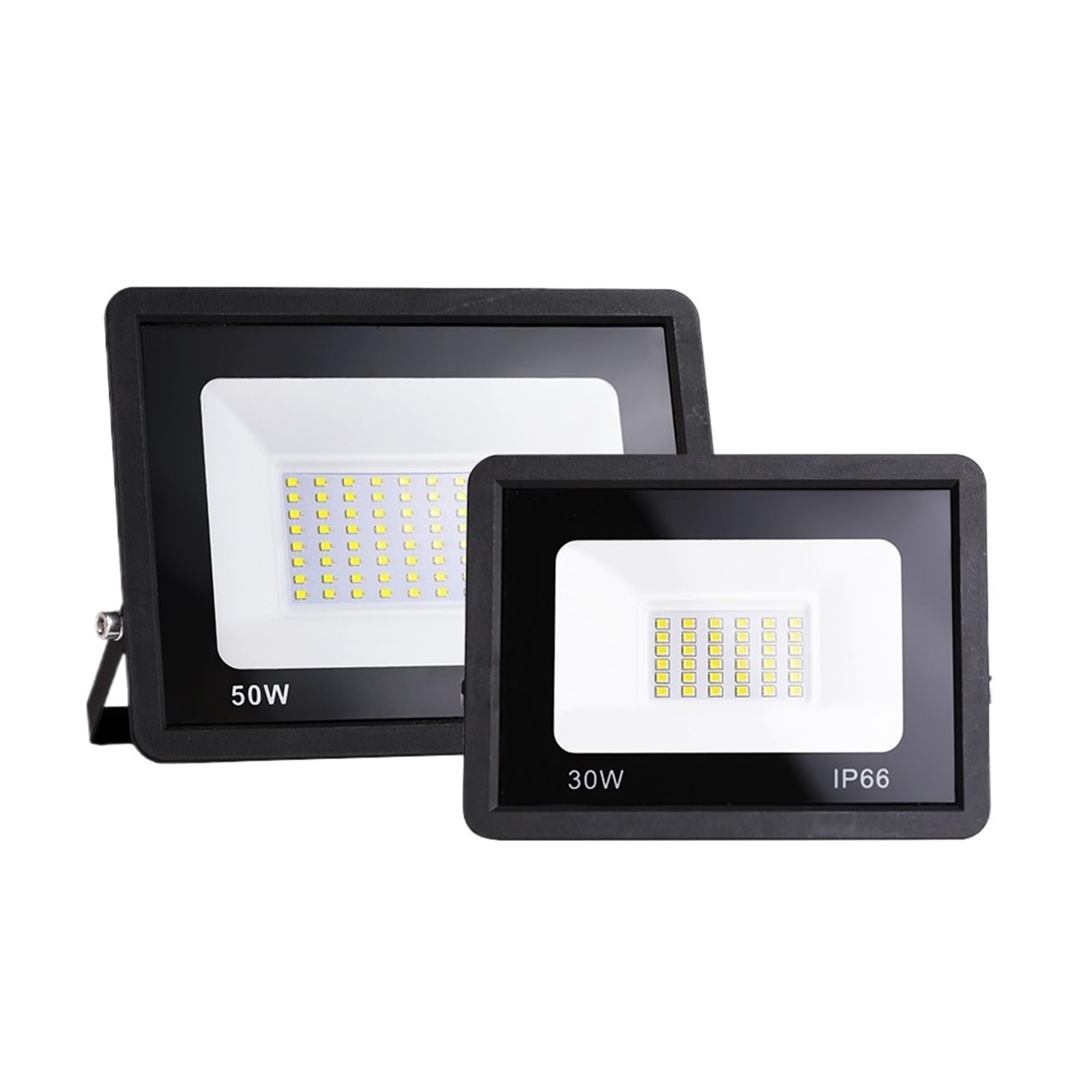 LJLJCQCNS LED Flood Light 20W 30W 50W 100W 200W AC220V Waterproof IP66 Outdoor Projector Lighting Spotlight Wall LED Floodlights(20W,Warm White (2700-3500K))