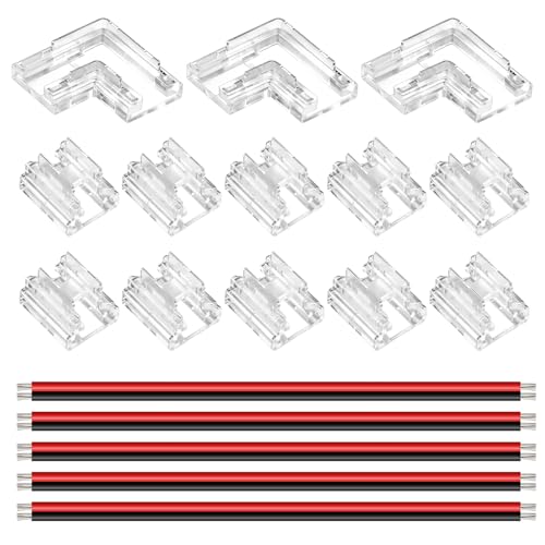 Bpzmm Kit de Conector Tira LED COB 2 Pin