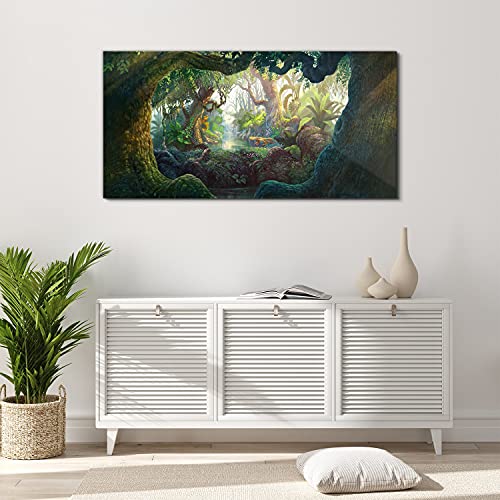 Tableau Image Acrylique 120x60cm Art Fantasy Forest pour salon - 4