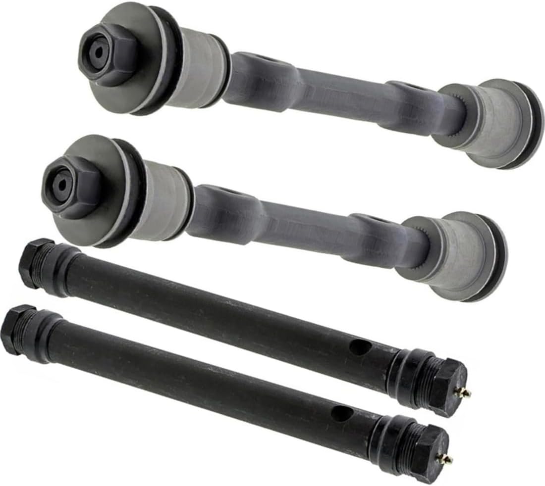 Suspension Control Arm Shaft Kit Front Upper, Front Lower fits Chevrolet P10 Van 1973 1974 Replacement 3901038, 6258494 4 X