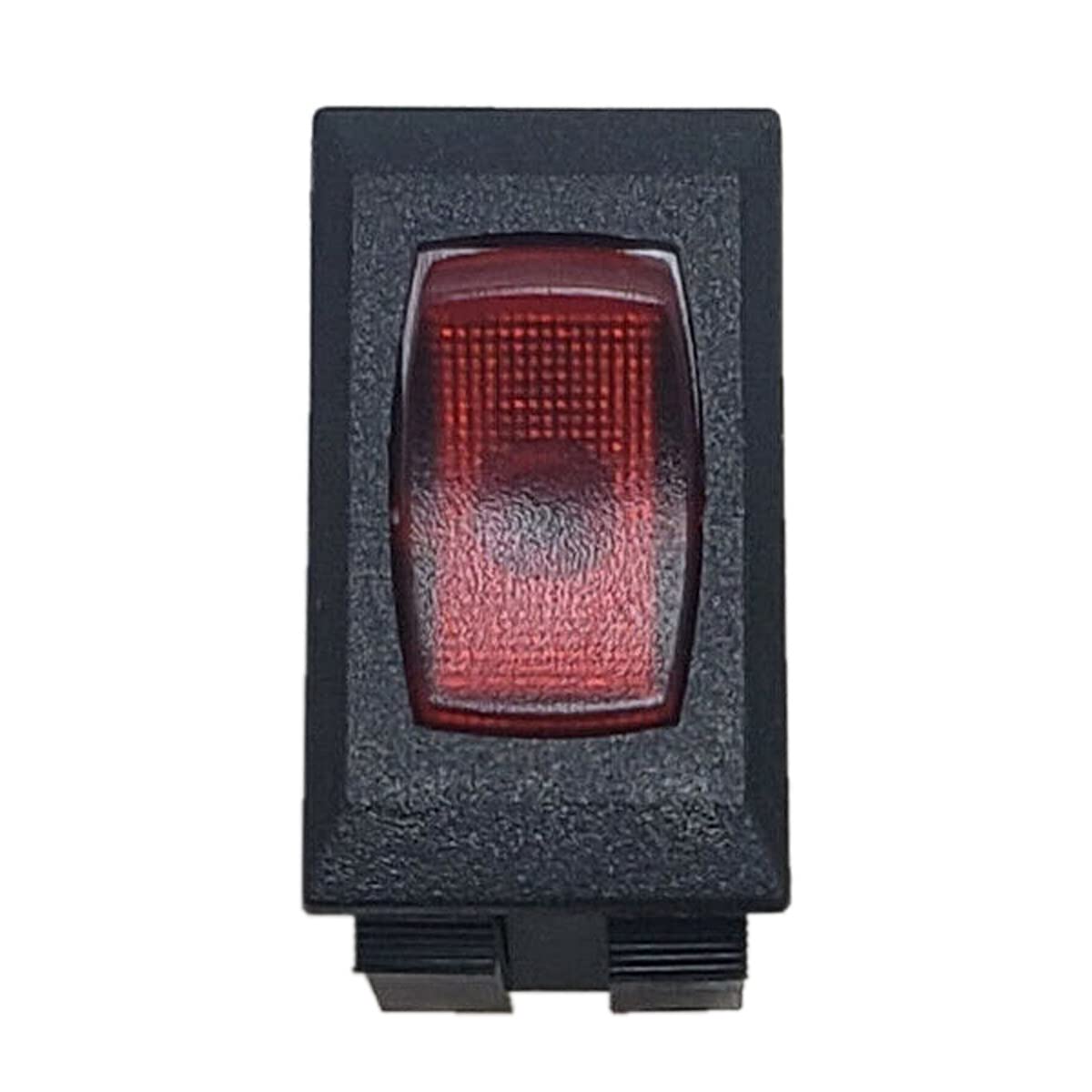 CPG Creative Products Group Rocker Switch with Red Light for RVs, Black
