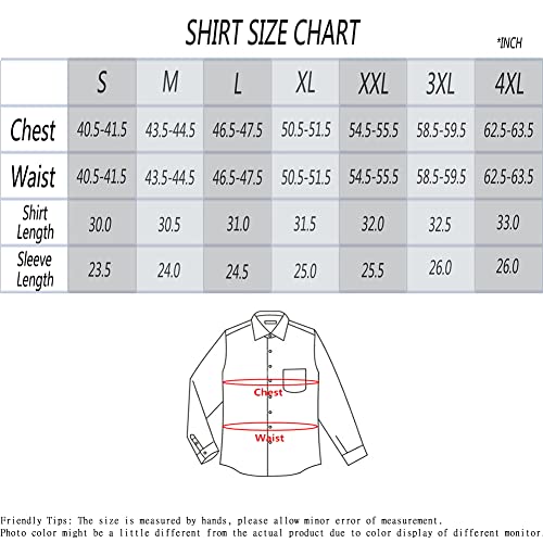 Coevals Club Men's Long Sleeve Casual Western Two Pockets Work Plaid Pearl Snap Button Up Shirt (White Plaid/L, 28#) #TOP6