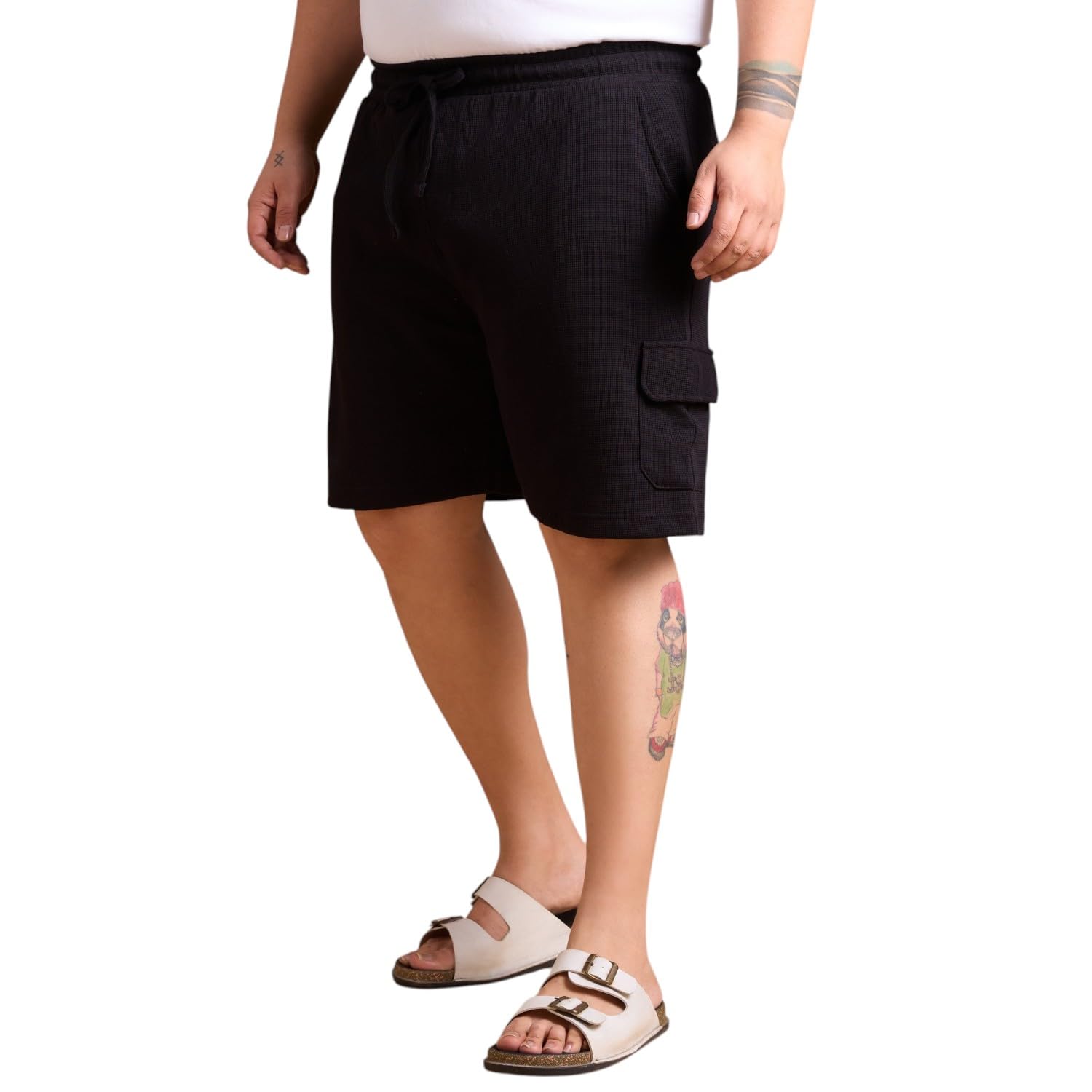 vaishvik Mens Plus Size Cargo Shorts with Pockets | Casual Shorts for Man-picture-33