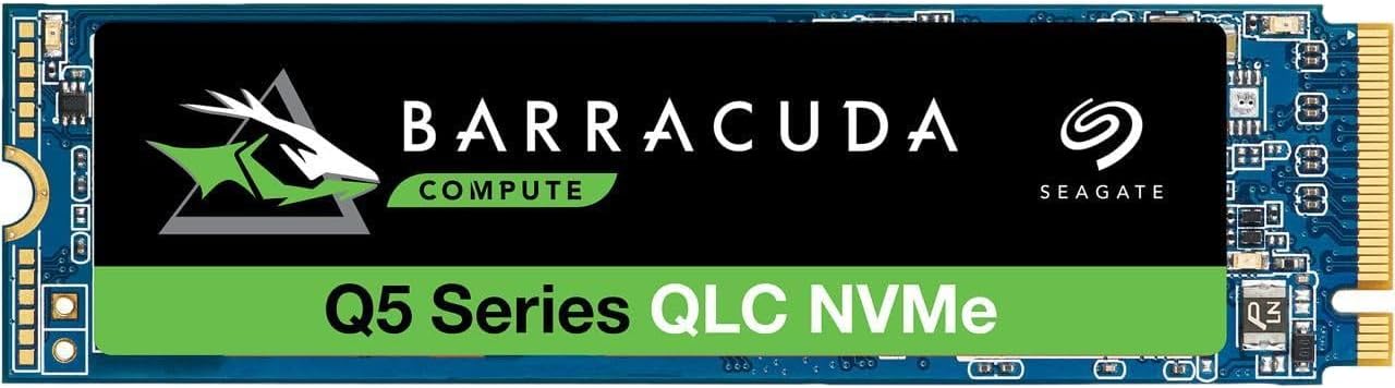 Seagate Barracuda Q5 1TB Internal SSD - M.2 NVMe PCIe Gen3 ×4, 3D QLC for Desktop or Laptop, 1-Year Rescue Services (ZP1000CV3A001)