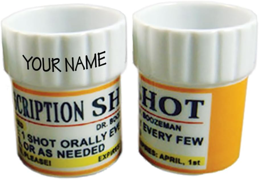 Prescription Shot Glass, Ceramic, 1 Oz, Glassware and Drinkware