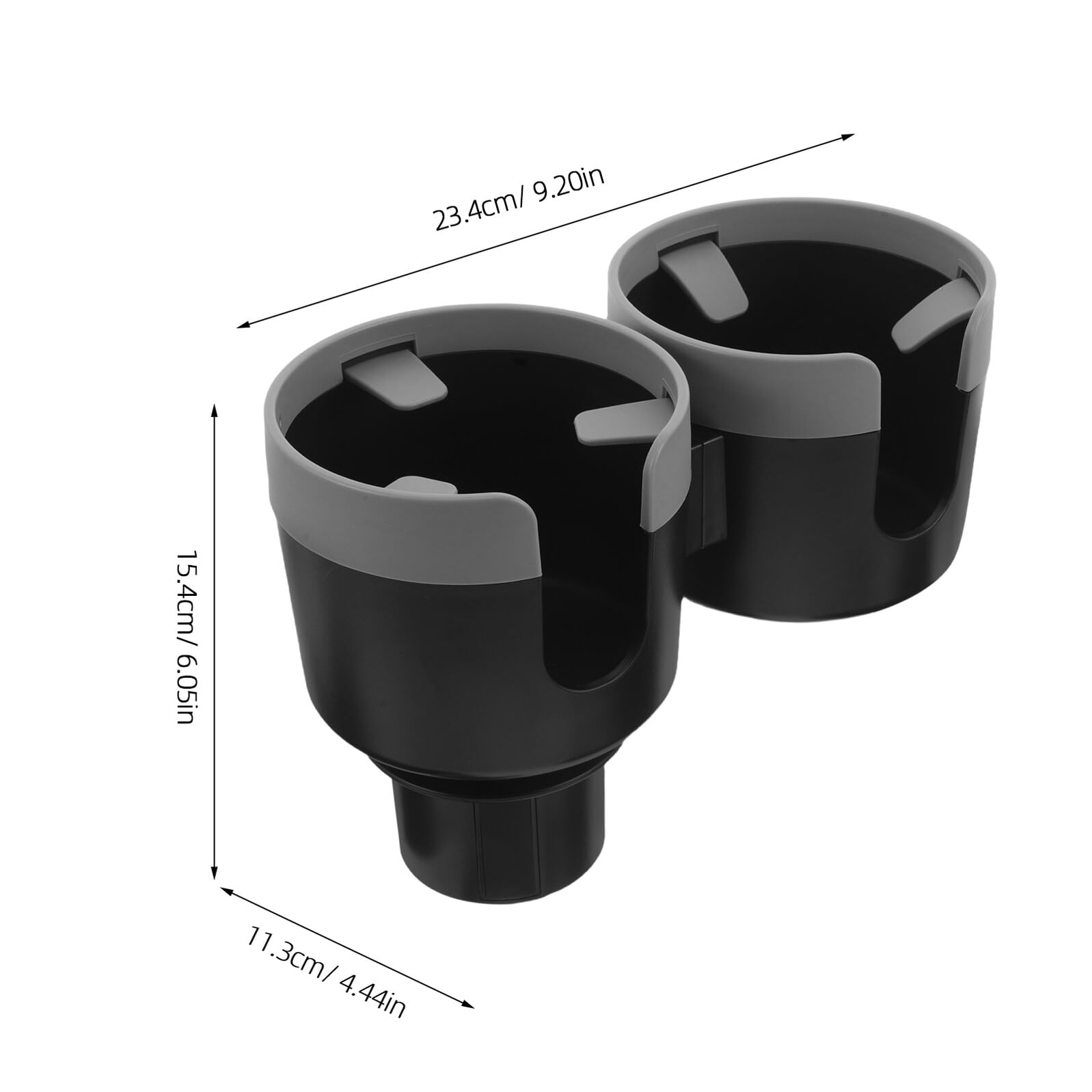 Espansore Portabicchieri Auto Doppio in Materiale Resistente Organizer Bevande e Oggetti per Consolle Centrale Veicoli Supporto per Bicchieri Truck Suv e Rv Accesso Facile e