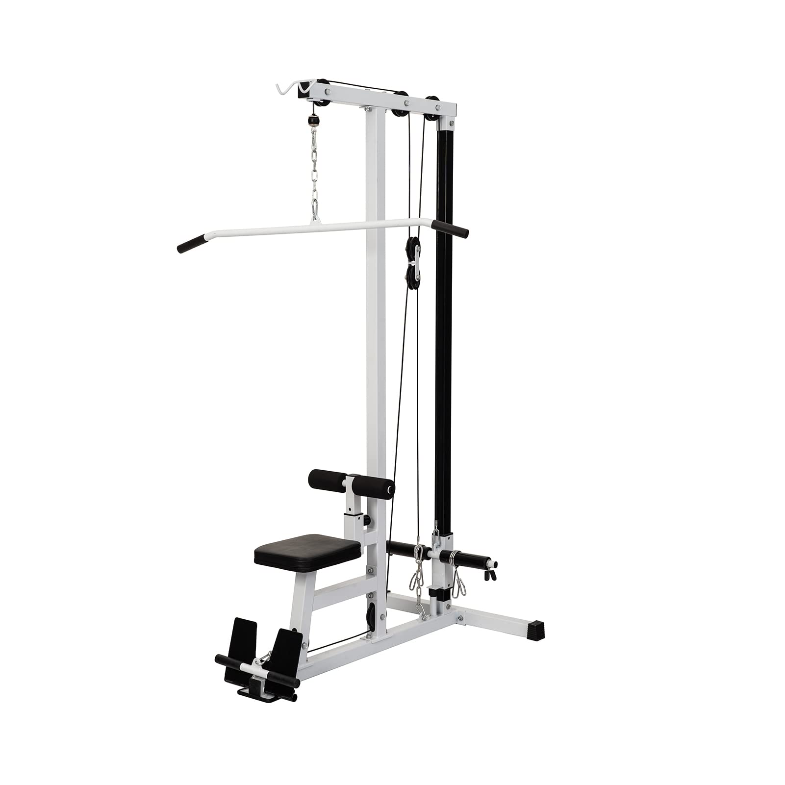 Primejoy Lat Pull Down Machine Plated Loaded Lat Pulldown Tower