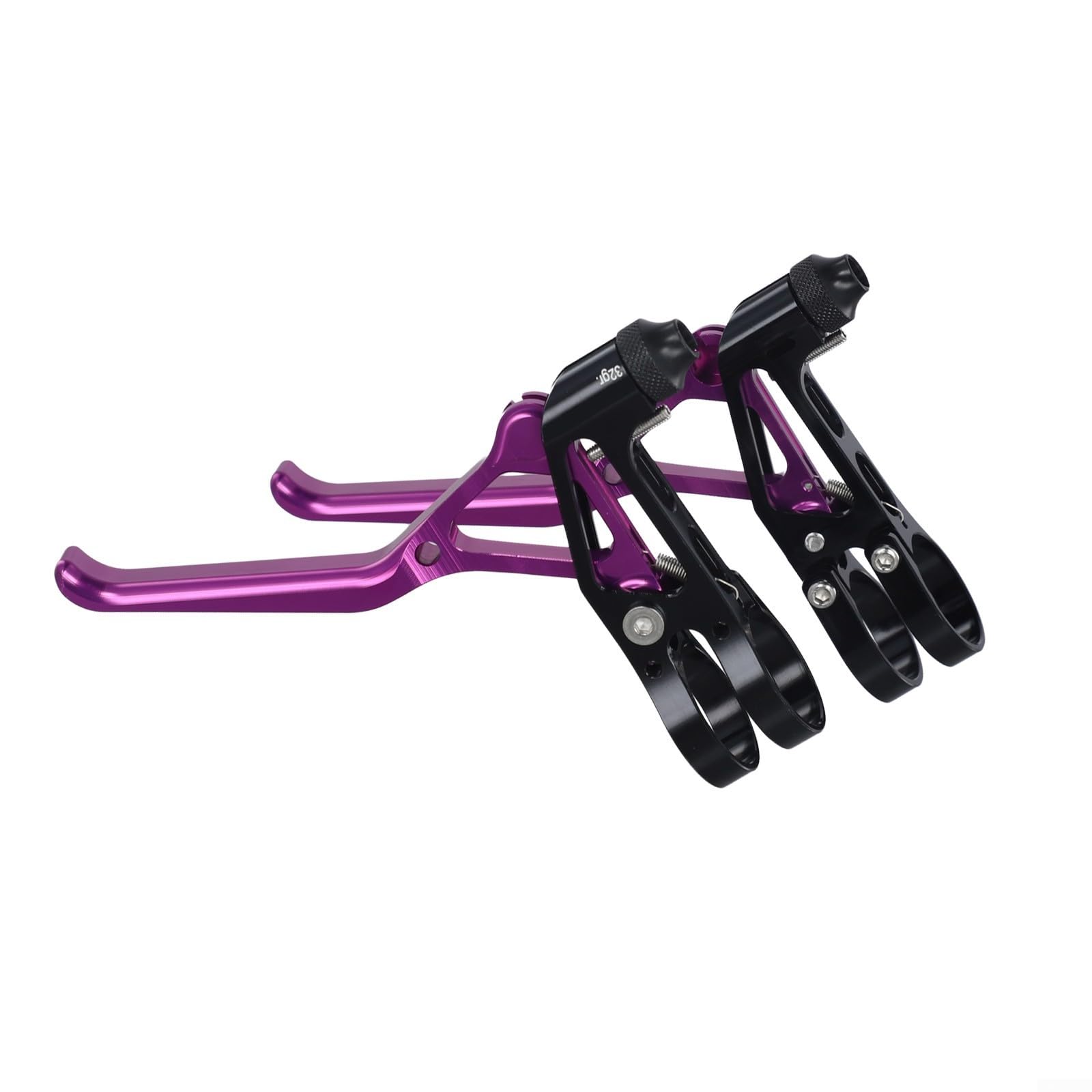Manijas de freno de bicicleta de aleación de aluminio, diseño ultraligero para bicicletas plegables de carretera, palancas de freno mecanizadas CNC de 22,2 mm de diámetro, paquete de 2 componentes de