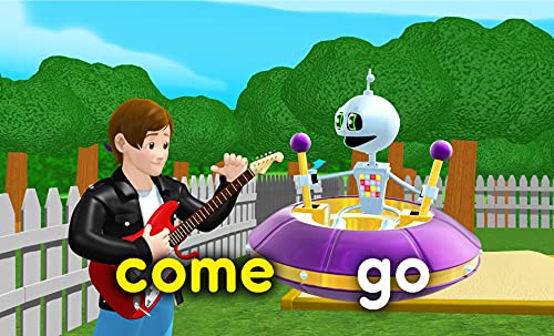 Let’s Learn to Read 10 DVD Collection by Rock ‘N Learn (170 sight words, covers all phonics rules, vowels, consonants, blends, digraphs, practice sections to build reading fluency, 80 downloadable worksheets and more.)